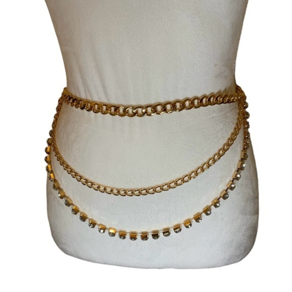 Vince Camuto Rhinestone Belt